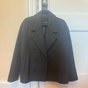 EUC J. Crew Short Wool Peacoat